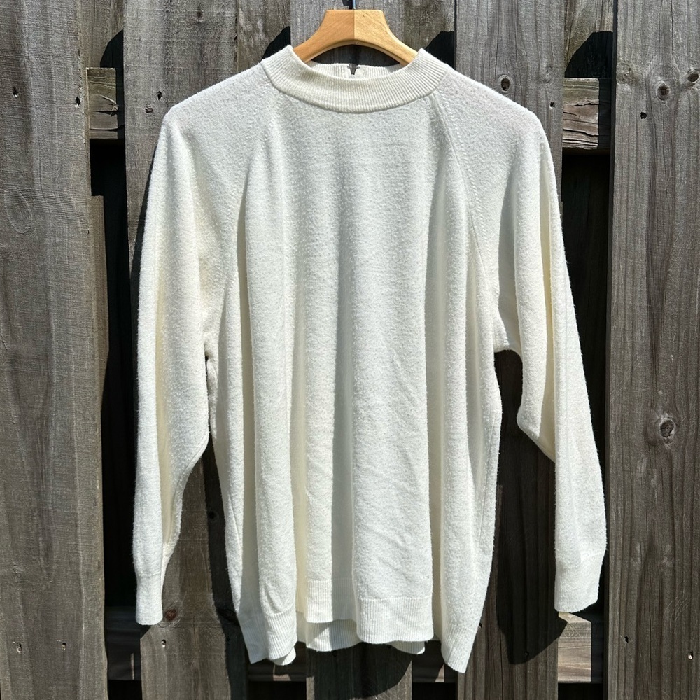 Vintage Hampshire Studio Super Soft Cream Sweater